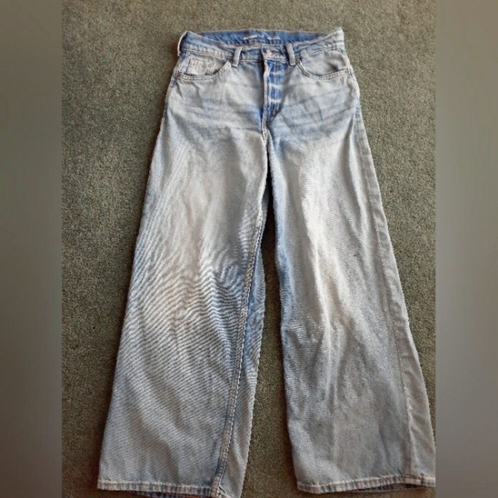 Old Navy extra high-rise baggy wide leg jeans